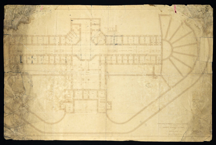 Plan d'une partie du sous-sol