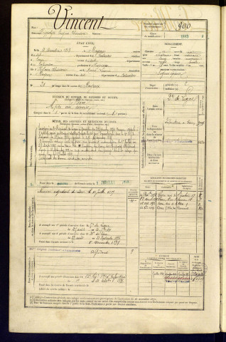 Vincent, Hippolyte Eugène Théodore