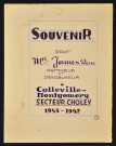 "Souvenir pour M. René James, démineur et désobuseur à Colleville-Montgomery. Secteur Choley. 1945-1947", par Fiedler