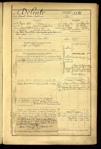 Delente, Edouard Isidore Charles