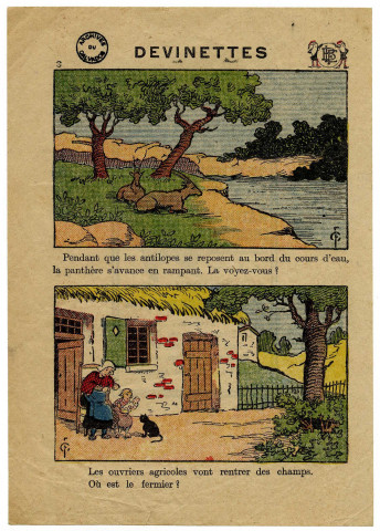 Publicité pour les "Matinées enfantines" à la Salle Trianon de Caen (cinéma) (n° 3 à 5)