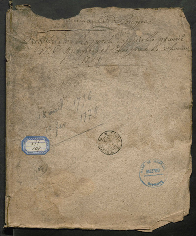 18 avril 1776-12 février 1779