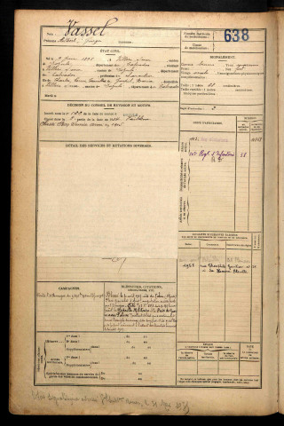 Vassel, Albert Georges