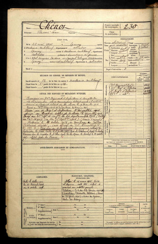 Chénot, Flavien Léon