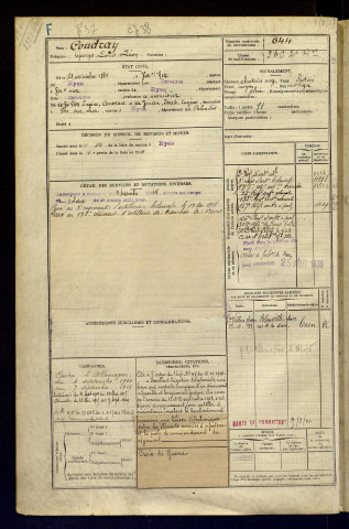 Coudray, Georges Louis Léon