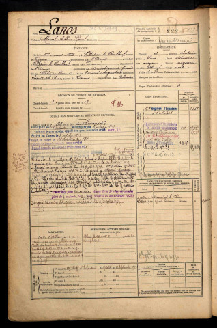 Lanos, Marcel Arthur Raoul