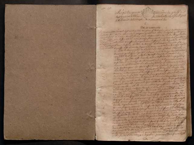 21 mars 1789-16 novembre 1790