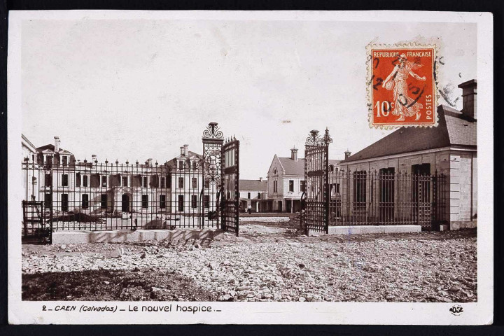 Hôpital Clemenceau (nouvel Hôtel-Dieu) dont affiche de l'inauguration (n°1698 à 1708)