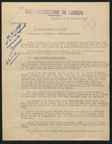 Novembre et décembre 1942