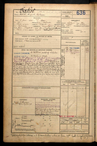 Tahot, Achille Auguste Paul