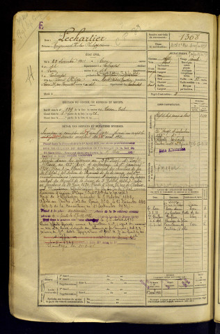 Lechartier, Raymond Victor Philippe