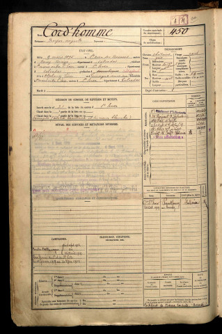 Cord'homme, Prosper Auguste