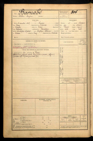 Barnabé, Arthur Eugène