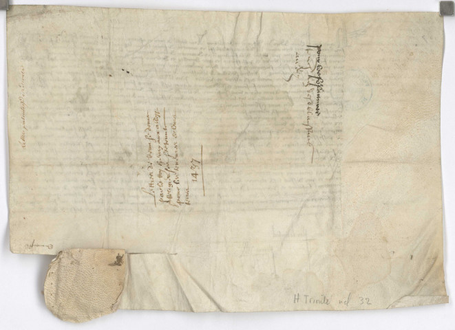 Henri VI roi d'Angleterre ordonne la vente des biens dépendants de l'abbaye appartenant à des rebelles