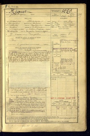 Riquet, Jules Henri Alphonse