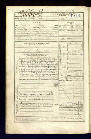 Alabarbe, Lucien Edmond