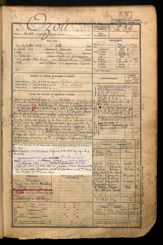 Ozou, Anatole Auguste Gaston