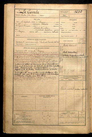 Le Comte, Gaston Jules Désiré