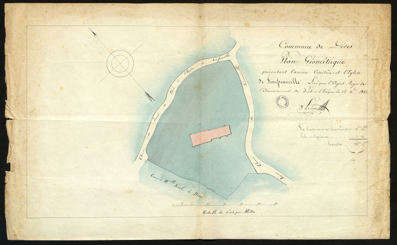 Eglise et cimetière de Trousseauville