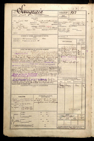 Saugrain, Joseph René Léon