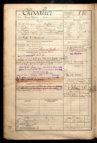 Chavalier, Marius Eugène