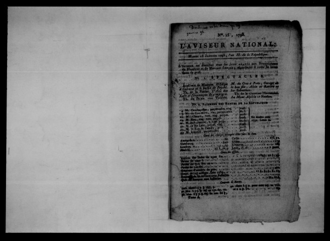 Aviseur national (L')