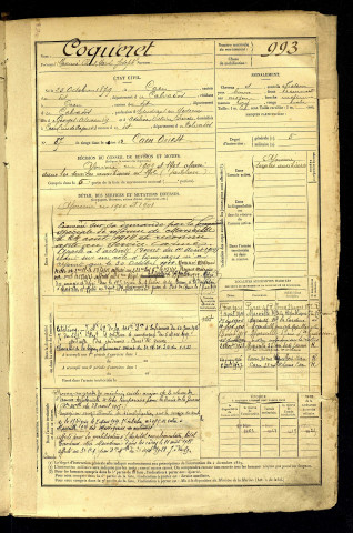 Coqueret, Maxime Paul Marie