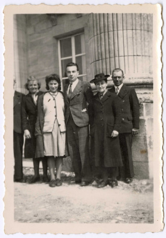 Mariage de André Bernier et Marie-Louise Toutain au château de Bénouville, en mai 1944 (photos n°63 et 64)