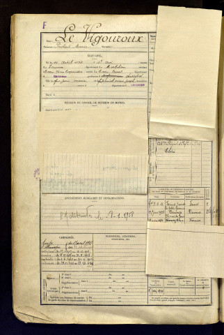 Le Vigouroux, Protais Marie