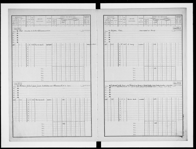 matrice cadastrale des propriétés bâties, 1911-1965, 2e vol. (cases 918-945)