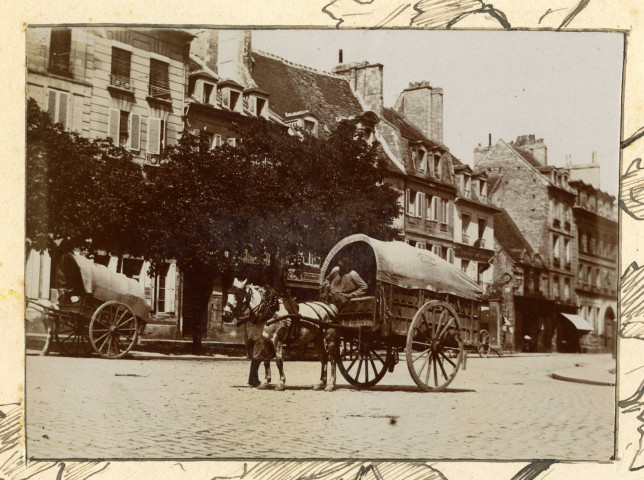 Place de l'Ancienne Boucherie, attelage (photo n°57)