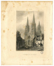 Cathédrale de Bayeux, par François Alexandre Pernot et Doherty