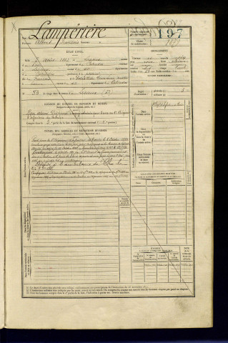 Lampérière, Albert François