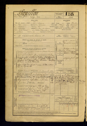 Papillon, Victor Robert Henry