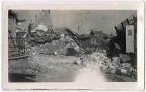 Destructions rue Manissier et angle rue Basse à Caen (photos n°29 et 30)