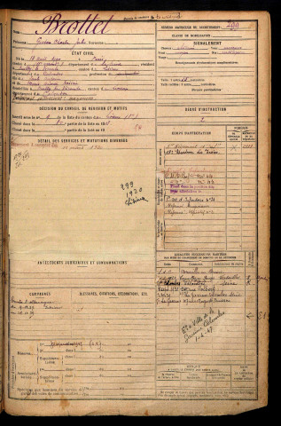 Brottet, Gaston Charles Jules