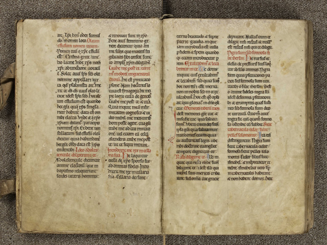 Bède, Traité sur le Cantique des Cantiques, Lectionnaire à l'usage de BayeuxBedae tractatus in Canticum Canticorum, etc.