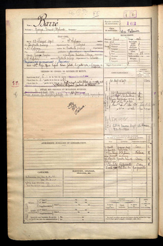 Barré, Georges Ernest Alphonse