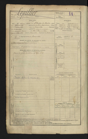 Lepillier, Louis Gaston