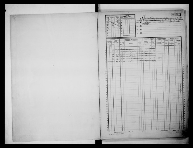 matrice cadastrale des propriétés non bâties, 1913-1963, 3e vol. (folios 989-1484)