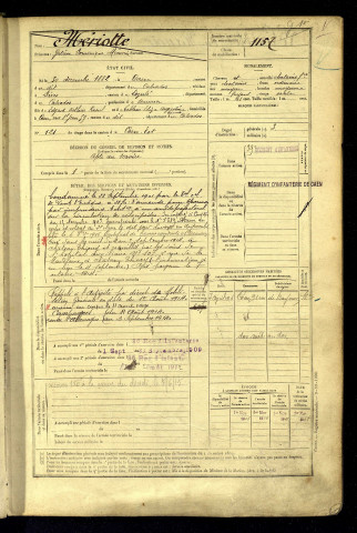 Mériotte, Gatien Dominique Mémorin