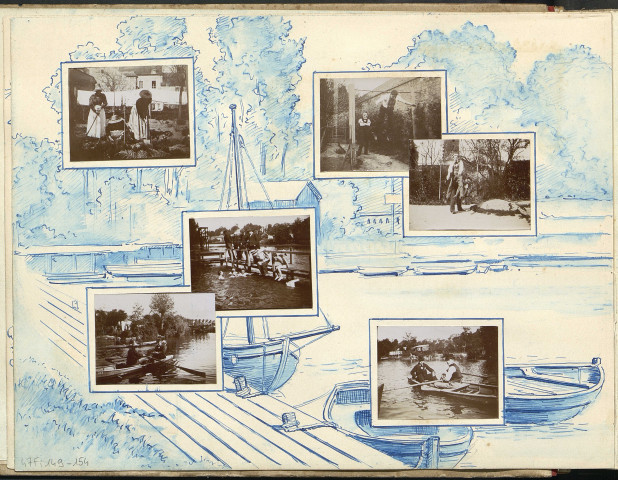 Baignade dans la piscine de l'école de natation sur les bords de l'Orne à Caen (photo n°152)