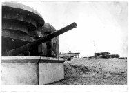 Bunkers et canons en position de tirs (photos 225 et 262)