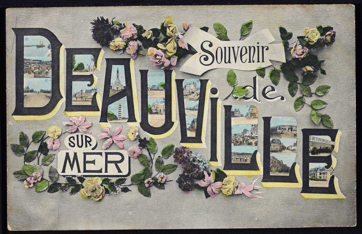 Vues multiples, cartes souvenir, cartes fantaisie (n°1 à 6 ; 380 à 384 ; 386 ; 399 ; 415 à 417 ; 425 à 426)