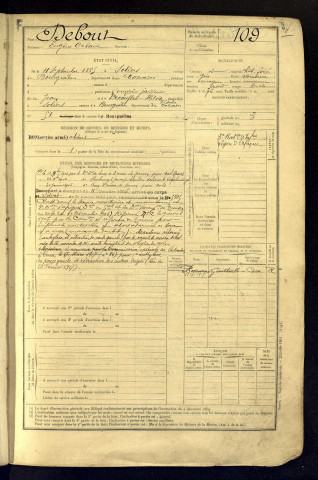 Debout, Eugène Octave