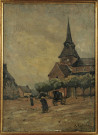 L'église de Clécy, par Achille Koestschet