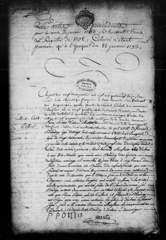 Section Ouest (1793-an IV)