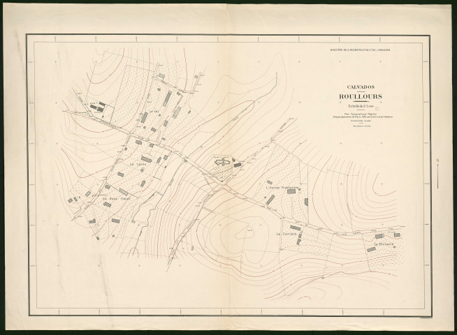 Plans topographiques de Roullours