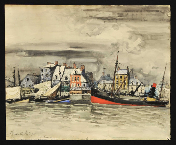 "Honfleur", par Frank-Will (Boggs, Frank William dit)