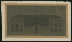 Établissement du tribunal civil dans le palais de justice et projet d'aménagement de la prison par Harou-Romain